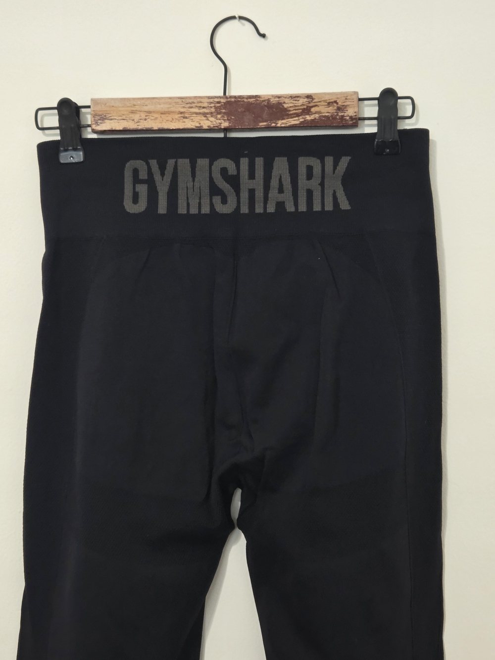 Gymshark Flex High-Waisted Seamless Leggings Black Large L - Picture 3 of 9